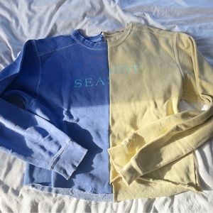 Color-block Seaside Sweatshirt